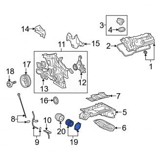 New OEM Engine Oil Filter Element Fits, 2006-2011, 2013-2019 Lexus GS - Part # 04152YZZA3