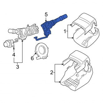 New OEM Windshield Wiper Switch Fits, 2006-2011 Lexus GS - Part # 8465230542