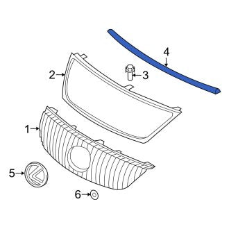 New OEM Grille Insulator Fits, 2011-2016 Lexus IS - Part # 5311953050