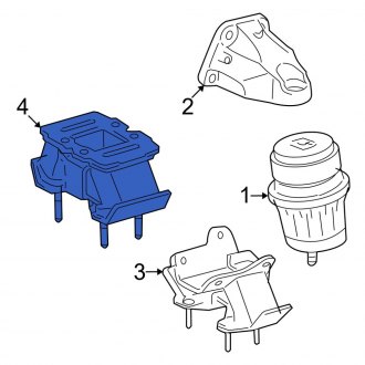 New OEM Automatic Transmission Mount Fits, 2006-2011 Lexus GS - Part # 1237131070