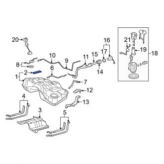 New OEM Genuine Lexus, Fuel Tank Insulator - Part # 7765153010