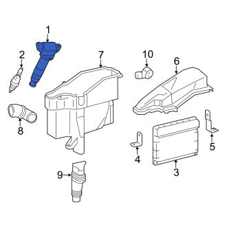 New OEM Direct Ignition Coil Fits, 2016-2019 Lexus GS - Part # 9091902269
