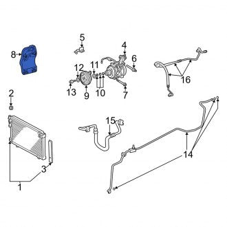 New OEM A/C Compressor Bracket Fits, 1999-2006 Lexus ES - Part # 8843107021