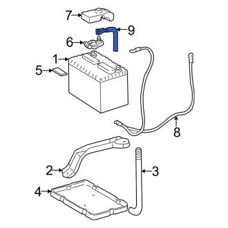 New OEM Battery Cable Fits, 2002-2003 Lexus ES - Part # 8212333030