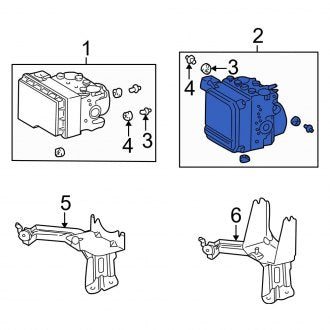 New OEM ABS Hydraulic Assembly Fits, 2005-2006 Lexus ES - Part # 4405033120