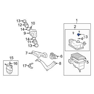 New OEM Mass Air Flow Sensor Fits, 2002-2006 Lexus ES - Part # 2220422010