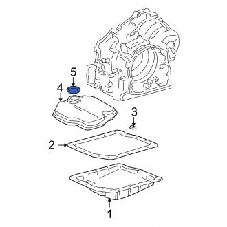 New OEM Automatic Transmission Filter O-Ring Fits, 2004-2006 Lexus ES - Part # 9030132012