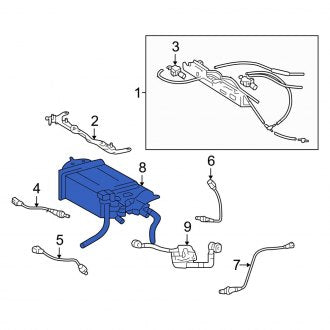 New OEM Vapor Canister Fits, 2004-2006 Lexus ES - Part # 7774006160