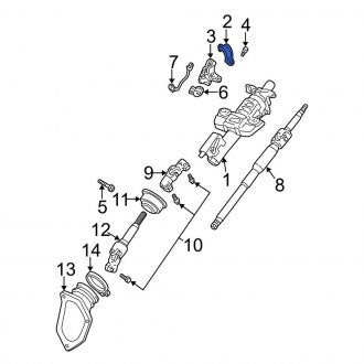 New OEM Steering Column Clamp Fits, 2002-2006 Lexus ES - Part # 4527133020