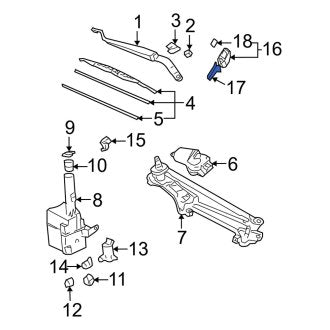 New OEM Front Rain Sensor Cover Fits, 2005-2006 Lexus ES - Part # 8994333030