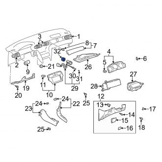 New OEM Instrument Panel Lens Fits, 2002-2006 Lexus ES - Part # 8385233610