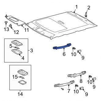 New OEM Front Interior Grab Bar Fits, 2002-2004 Lexus ES - Part # 7461030230A0