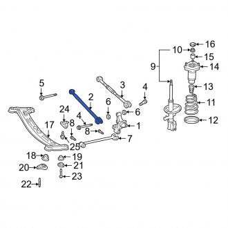 New OEM Rear Lateral Arm Fits, 2002-2006 Lexus ES - Part # 4871033070