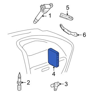 New OEM Engine Control Module Fits, 2012 Lexus ES - Part # 8966133K30