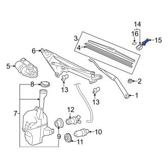 New OEM Front Rain Sensor Cover Fits, 2007-2012 Lexus ES - Part # 8994333050