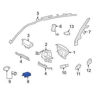 New OEM Air Bag Control Module Fits, 2010-2012 Lexus ES - Part # 8917033571