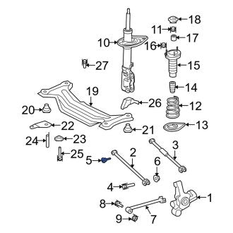 New OEM Lateral Arm Bolt Fits, 2002-2018 Lexus ES - Part # 9008011674