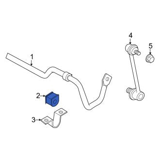 New OEM Rear Suspension Stabilizer Bar Bushing Fits, 2007-2012 Lexus ES - Part # 4881833101