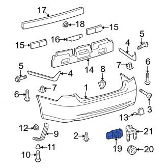 New OEM Front Parking Aid Sensor Fits, 2007-2009 Lexus ES - Part # 8934133110