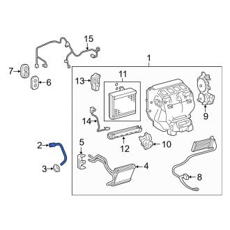 New OEM A/C Evaporator Drain Fits, 2016-2018 Lexus ES - Part # 8853906121