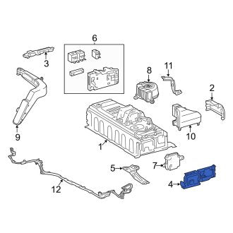 New OEM Right Drive Motor Battery Pack Cover Fits, 2013-2018 Lexus ES - Part # G920Q33010