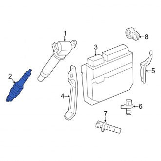 New OEM Spark Plug Fits, 2007-2018 Lexus ES - Part # 9091901247