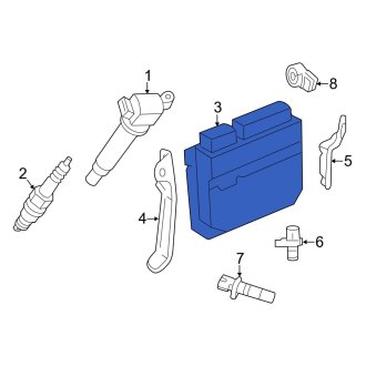 New OEM Engine Control Module Fits, 2016-2018 Lexus ES - Part # 8966133R70
