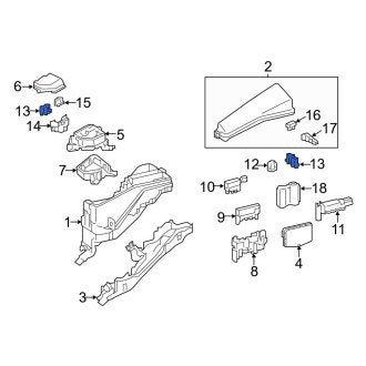 New OEM Fuse Holder Fits, 2013-2018 Lexus ES - Part # 8261033100