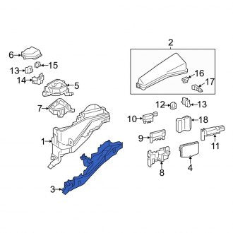 New OEM Lower Fuse Box Cover Fits, 2013-2018 Lexus ES - Part # 8266333110