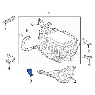 New OEM Genuine Lexus, Drive Motor Inverter Brace - Part # G921406010