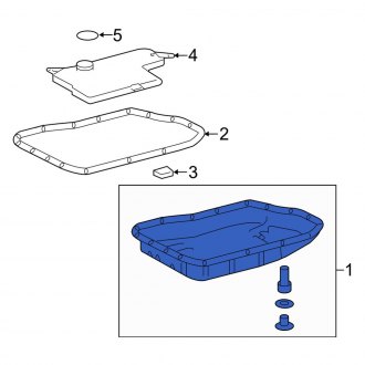 New OEM Transmission Oil Pan Fits, 2007-2018 Lexus ES - Part # 3510648011