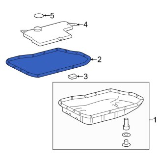 New OEM Transmission Oil Pan Gasket Fits, 2007-2018 Lexus ES - Part # 3516808010