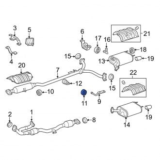 New OEM Exhaust System Hanger Fits, 2002-2018 Lexus ES - Part # 175720H020