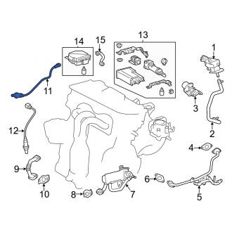 New OEM Front Oxygen Sensor Fits, 2013-2018 Lexus ES - Part # 8946706120