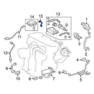 New OEM Evaporative Emissions System Lines Fits, 2013-2018 Lexus ES - Part # 7740433190