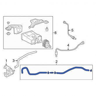 New OEM Vacuum Hose Fits, 2013-2018 Lexus ES - Part # 2382031110