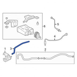 New OEM Vacuum Hose Fits, 2016-2018 Lexus ES - Part # 238200P200