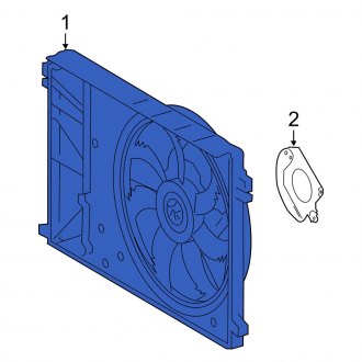 New OEM Engine Cooling Fan Assembly Fits, 2019-2024 Lexus ES - Part # 163600P170