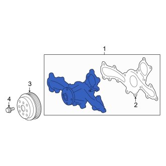 New OEM Engine Water Pump Fits, 2019-2024 Lexus ES - Part # 1610009690