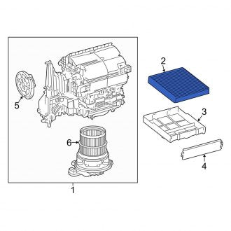 New OEM Cabin Air Filter Fits, 2019-2024 Lexus ES - Part # 8713958010