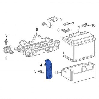 New OEM Battery Tray Bracket Fits, 2019-2024 Lexus ES - Part # 7440106010