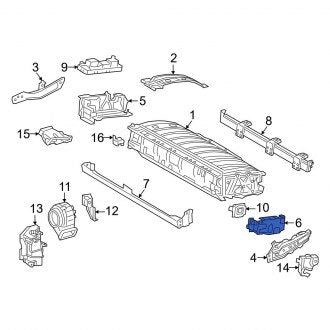 New OEM Left Lower Drive Motor Battery Pack Bracket Fits, 2019-2024 Lexus ES - Part # G92Q133050