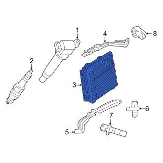 New OEM Engine Control Module Fits, 2019-2020 Lexus ES - Part # 8966133X40