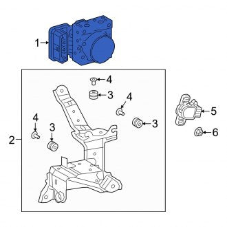 New OEM ABS Hydraulic Assembly Fits, 2021-2024 Lexus ES - Part # 4405006680