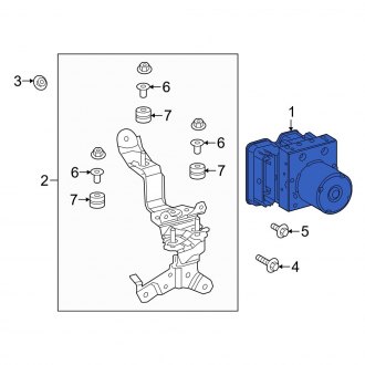 New OEM ABS Hydraulic Assembly Fits, 2020 Lexus ES - Part # 4405006450