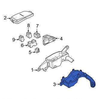 New OEM Right Lower Fuse and Relay Center Cover Fits, 2019-2024 Lexus ES - Part # 8266333220