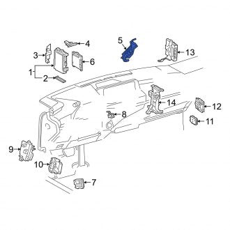 New OEM Junction Block Bracket Fits, 2019-2023 Lexus ES - Part # 8271533Q20