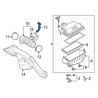 New OEM PCV Valve Hose Fits, 2019-2024 Lexus ES - Part # 1226225040