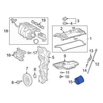 New OEM Engine Oil Filter Fits, 2019-2024 Lexus ES - Part # 90915YZZN1