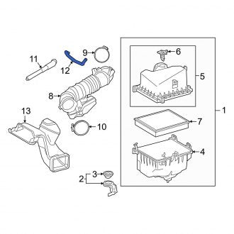 New OEM PCV Valve Hose Fits, 2019-2024 Lexus ES - Part # 1226131200